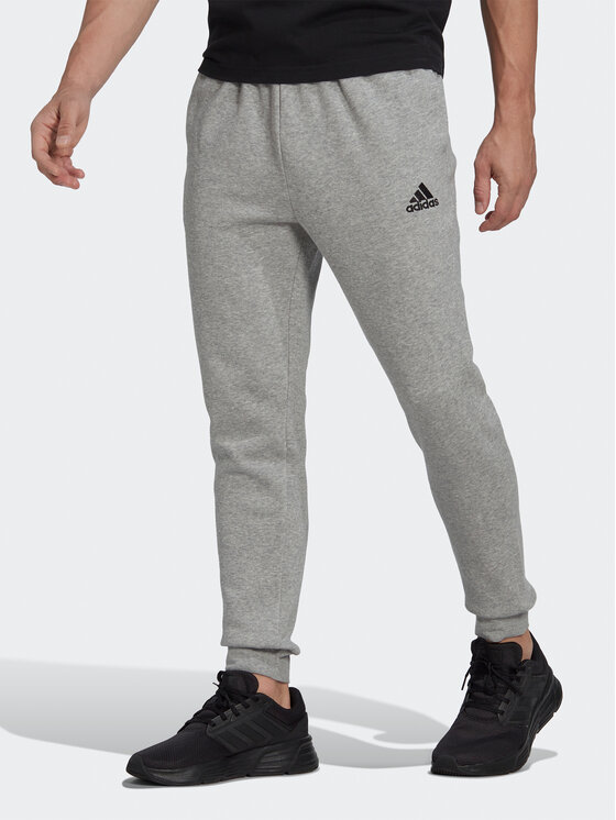 adidas Spodnie dresowe Essentials Fleece HL2230 Szary Regular Fit