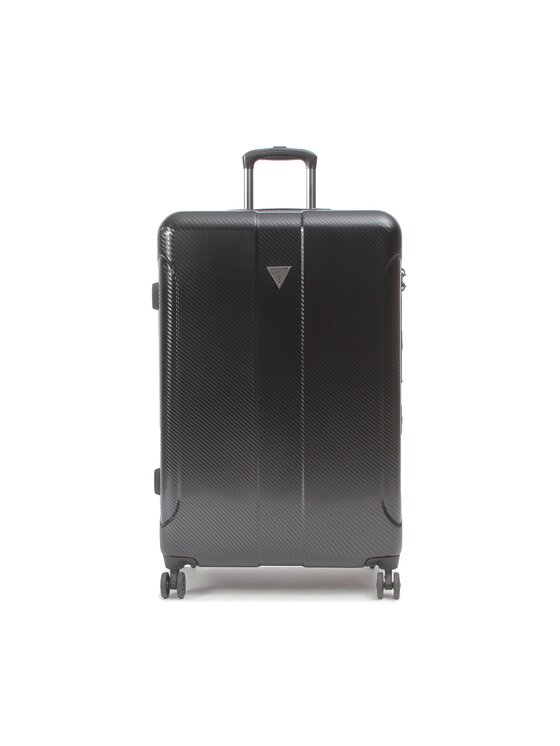 Guess Duża Twarda Walizka Lustre2 (E) Travel TWE689 39880 Czarny