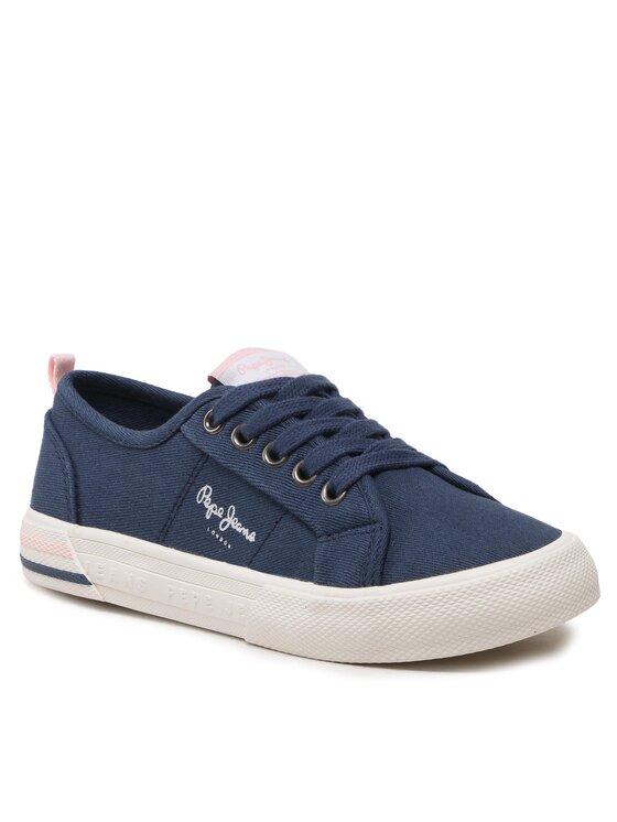 Pepe Jeans Tenisówki Brady Basic G PGS30561 Granatowy