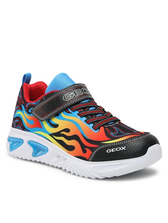 Geox Sneakersy J Assister Boy J35DZC011CEC9221 DD Czarny