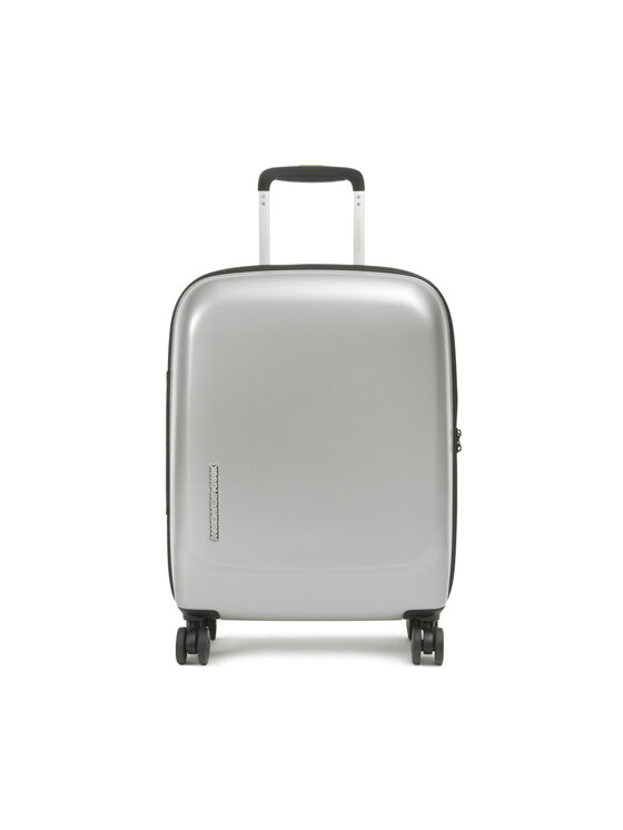 Mandarina Duck Mała Twarda Walizka D-Drop P10KEV01466 Srebrny