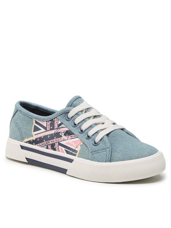 Pepe Jeans Tenisówki Brady Flag G PGS30563 Niebieski