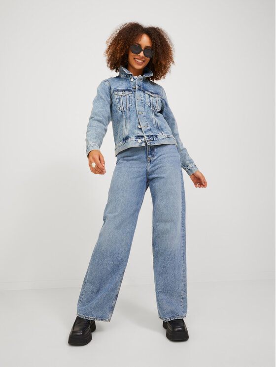 JJXX Kurtka jeansowa Melina 12206762 Niebieski Regular Fit