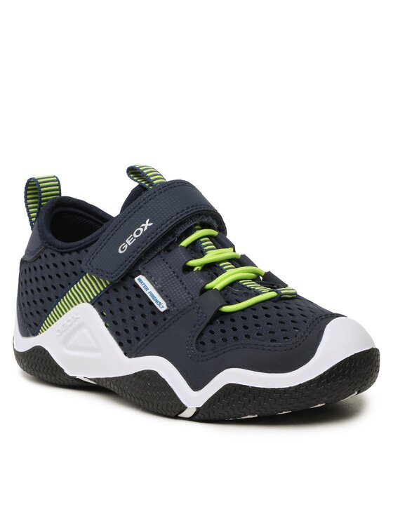 Geox Sneakersy J Wader B. A J3530A 01450 C0749 S Granatowy