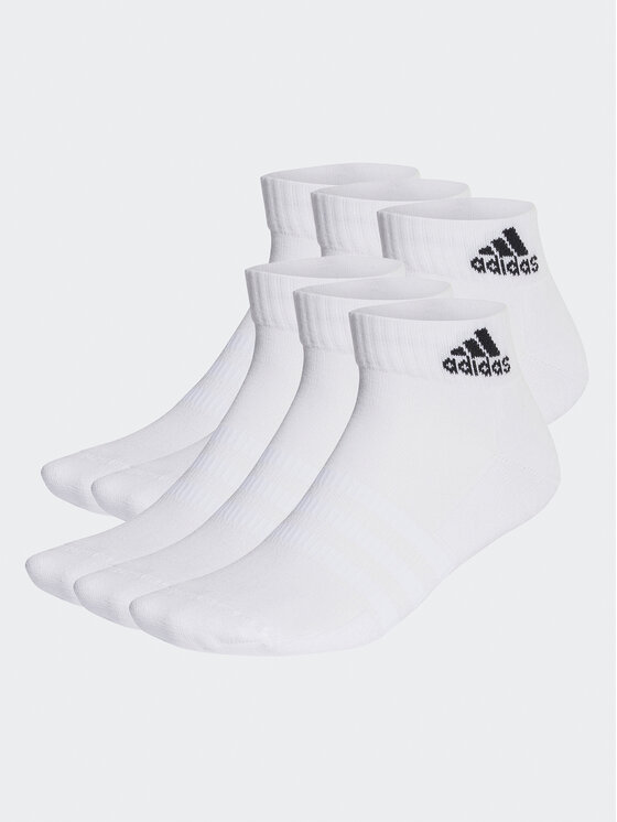 adidas Skarpety Niskie Unisex Cushioned Sportswear Ankle Socks 6 Pairs HT3442 Biały