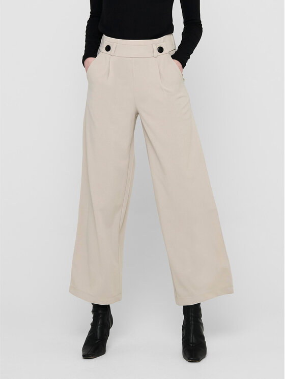 JDY Spodnie materiałowe 15208430 Szary Wide Leg