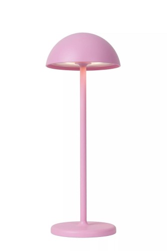 Lucide Joy 15500/02/66 lampa stołowa lampka IP54 1x1,5W LED 3000 różowa