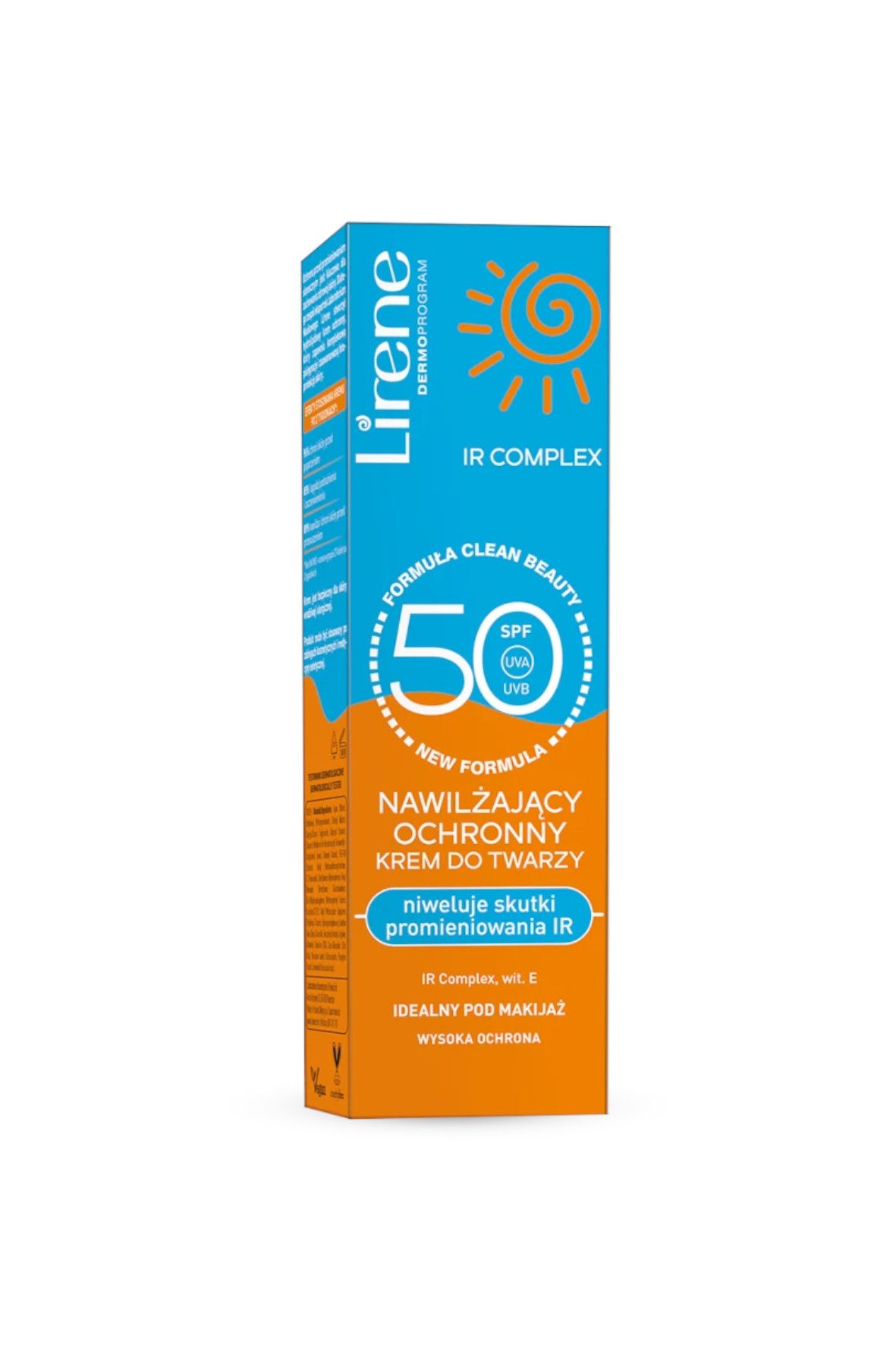 Lirene Nawilżający ochronny krem do twarzy IR COMPLEX SPF50 40ml