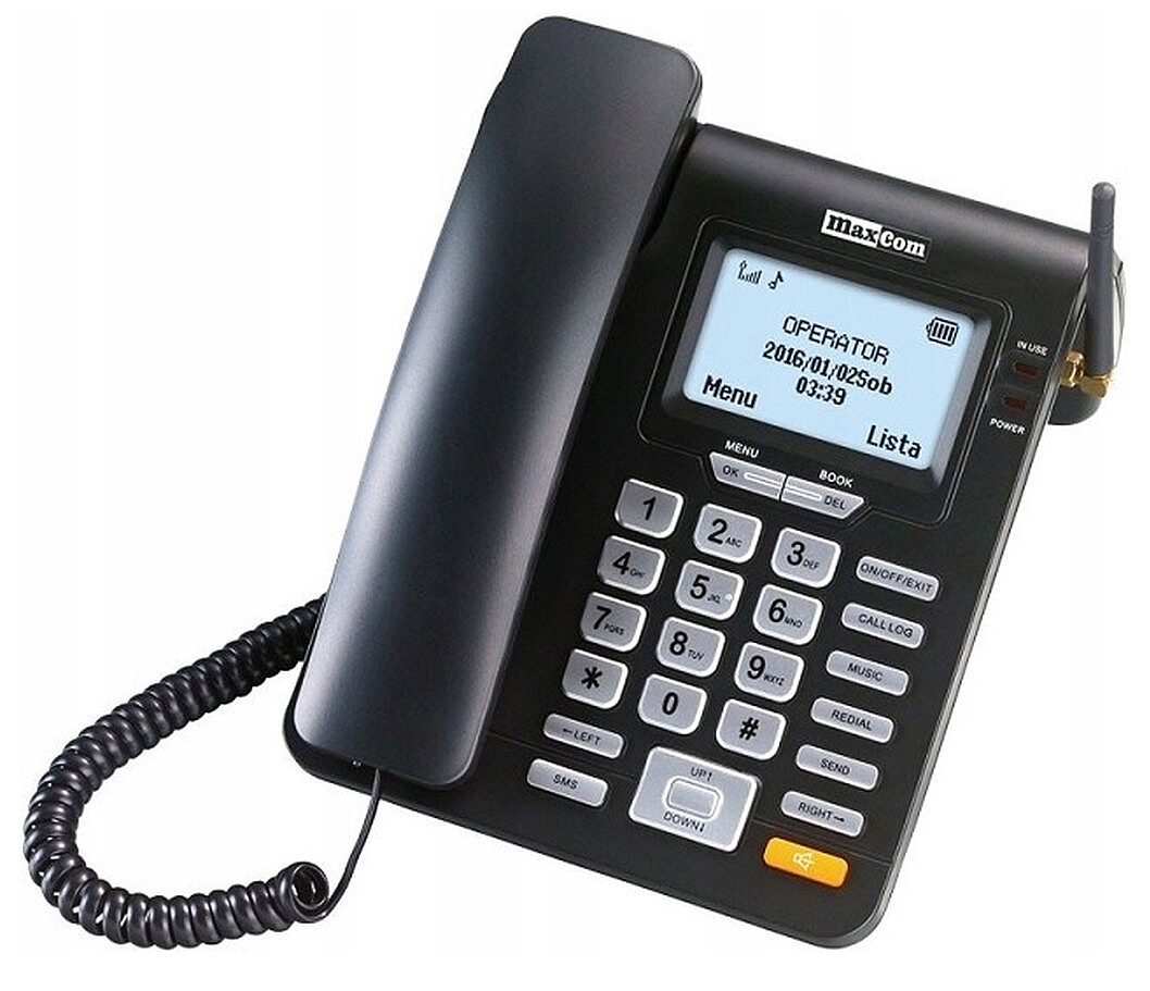 Telefon stacjonarny Maxcom MM28 DHS