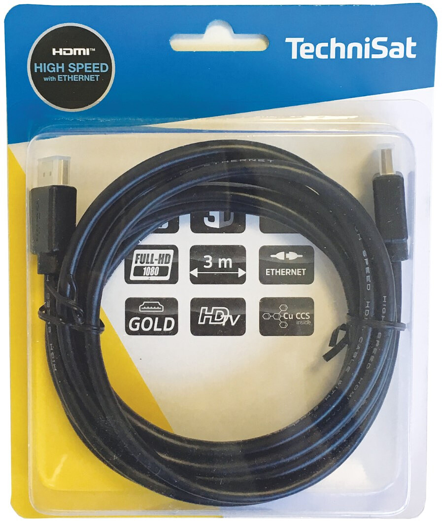 TechniSat Kabel HDMI 3m High Speed 199219