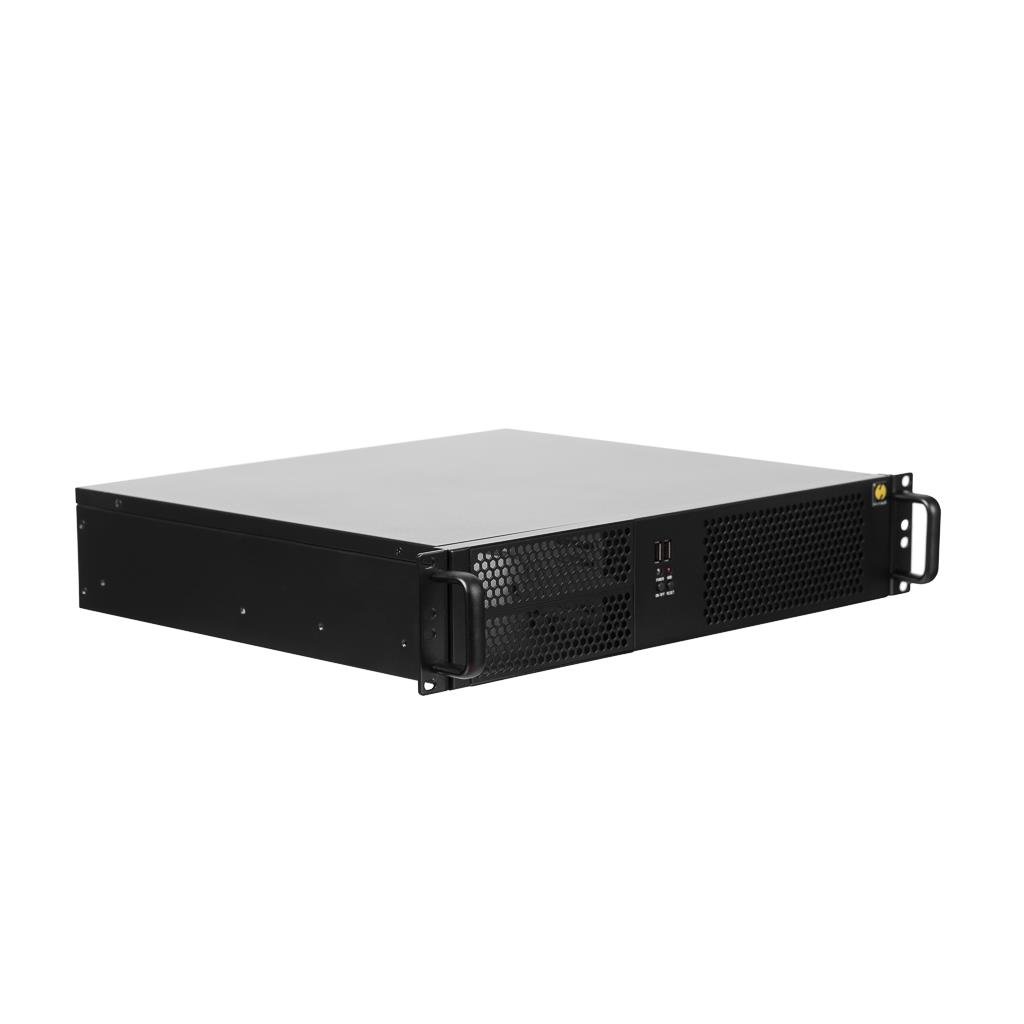 Obudowa serwerowa NETRACK NP5107, 2U Rack, Mini-ITX/MicroATX