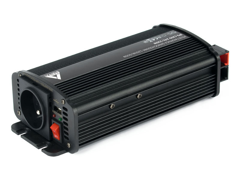 Azo Samochodowa przetwornica napięcia 24 VDC / 230 VAC IPS-1200U 1200W Digital