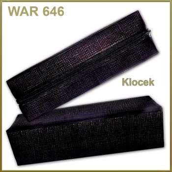 Warta Piórnik tuba kwadrat 1 zamek PCV czarny WAR-646