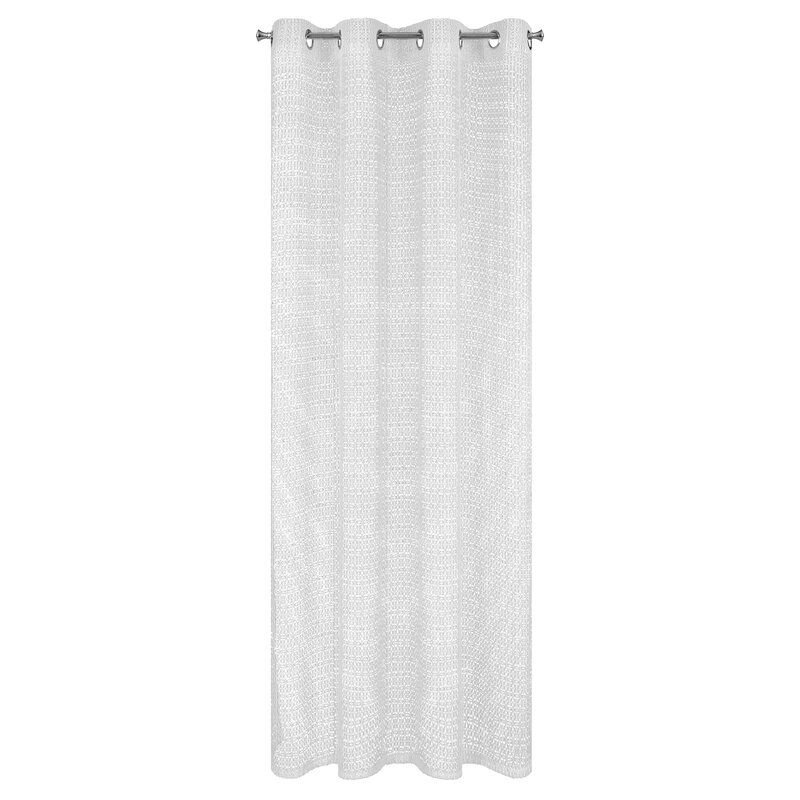 Zasłona Eurofirany Lara 140 x 250 Przel Biały