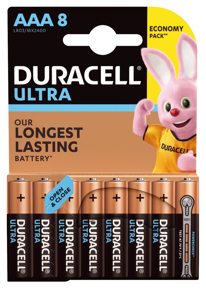 Duracell Baterie Ultra Power AAA 8-pack-MX2400B8 MX2400B8