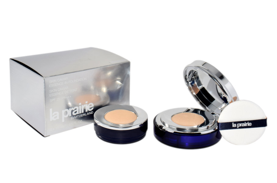 La Prairie Skin Caviar podkład w kompakcie SPF 25 odcień NW-40 Almond Beige 2 x15 ml