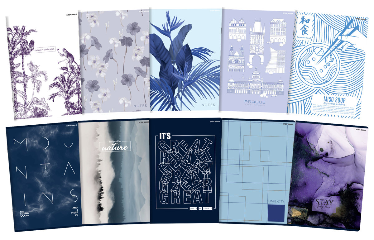 Zeszyt A5 60k kratka margines 70g MEGAMIX 2 400168849 TOP 2000