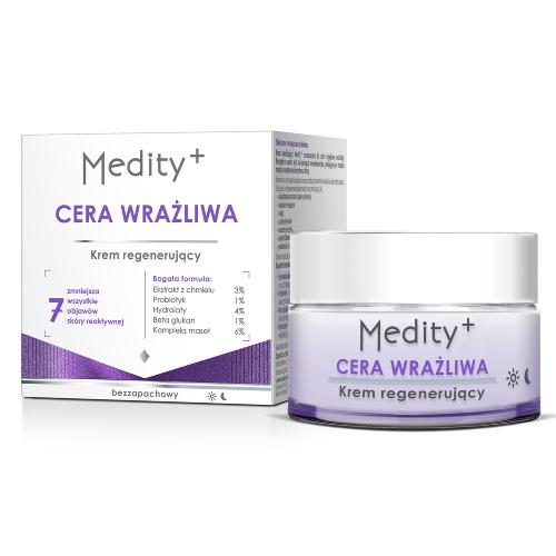 MEDITY+ CERA WRAŻLIWA Krem regenerujący do twarzy, 50ml