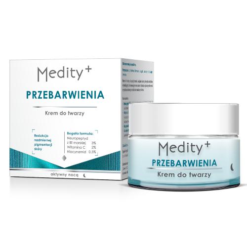 MEDITY+ PRZEBARWIENIA Krem do twarzy na noc, 50ml