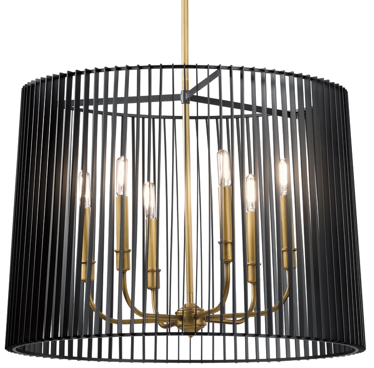 Quintiesse Linara QN-LINARA-6P-BK żyrandol 6x60W/E14