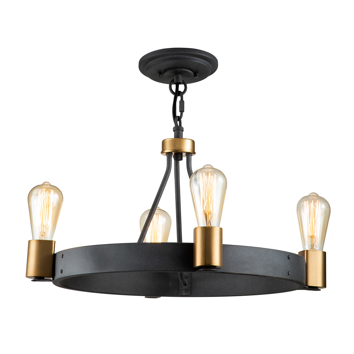 Quintiesse Silas QN-SILAS-4P-DZ lampa wisząca 4x60W/E27