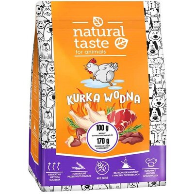 DOLINA NOTECI Natural Taste Suszona Karma dla Psa Kurka Wodna 1kg