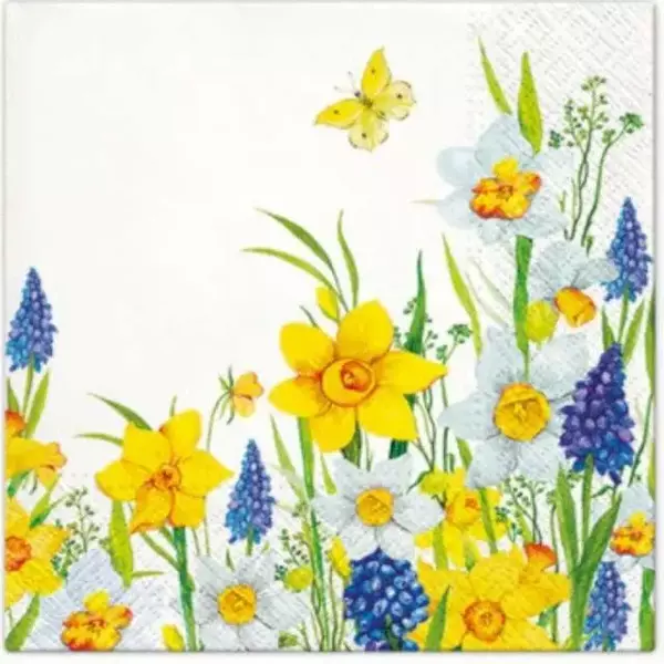 Serwetki Żonkile 33x33cm 20szt - PAW