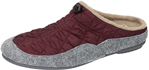 Manitu Home Damskie 320074-41 kapcie domowe, czerwone, rozmiar 39 UE