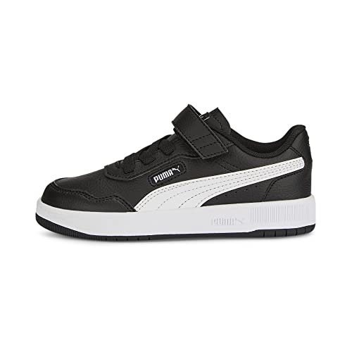 PUMA Unisex dziecięce tenisówki Court Ultra Ac+ Ps, Czarna puma, biała puma