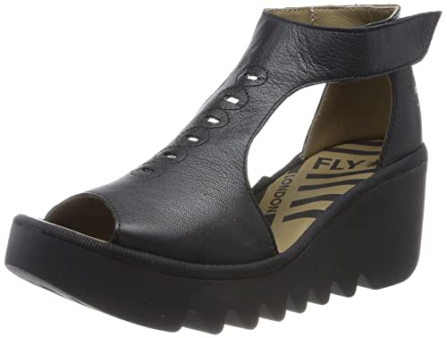 Fly London Sandały damskie BEZO306FLY czarne, 2,5 UK, Czarny