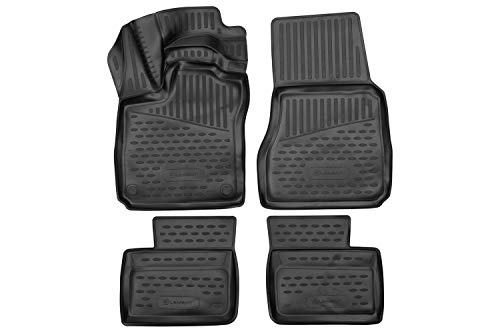 Element Maty gumowe Premium 3D niestandardowe Renault Twingo, III 2014-> HB, 4 szt.