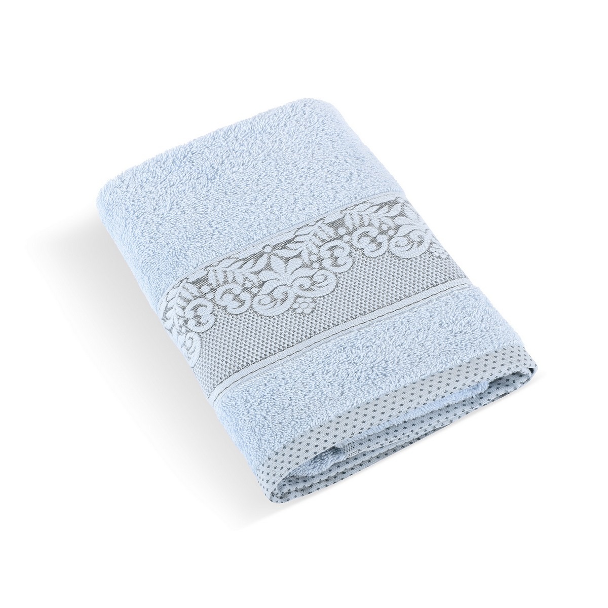 Bellatex Frotte ręcznik kolekcja Orchidea jasnoniebieski, 50 x 100 cm