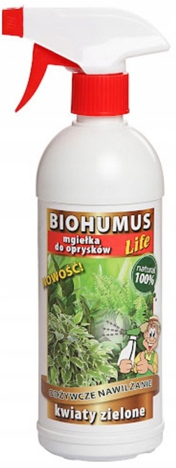 EKODARPOL MGIEŁKA NAWOZOWA BIOHUMUS LIFE KWIATY ZIELONE 0,5 L