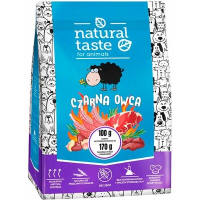 DOLINA NOTECI Natural Taste Suszona Karma dla Psa Czarna Owca 1kg