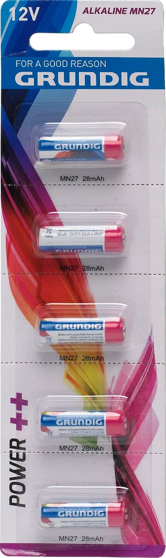 Grundig Bateria 27 A Grundig 12 V alkaliczno-manganowe 5 szt