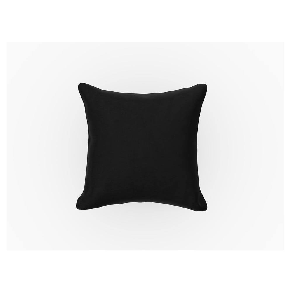 Czarna aksamitna poduszka do sofy modułowej Rome Velvet – Cosmopolitan Design