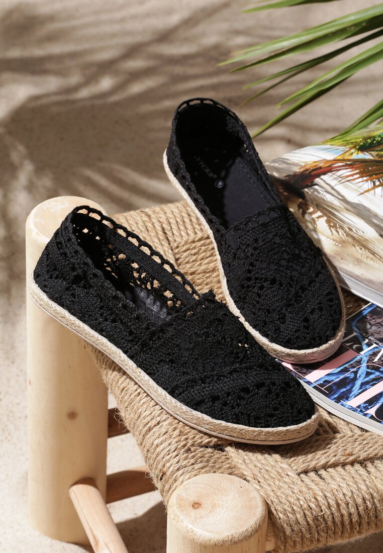 Czarne Espadryle Gratifyinglys