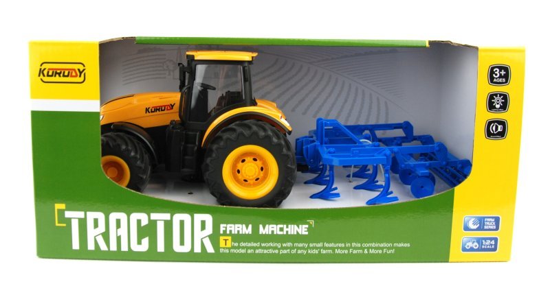 Traktor z maszyną w pudełku napęd frykcyjny 1317013 Dromader
