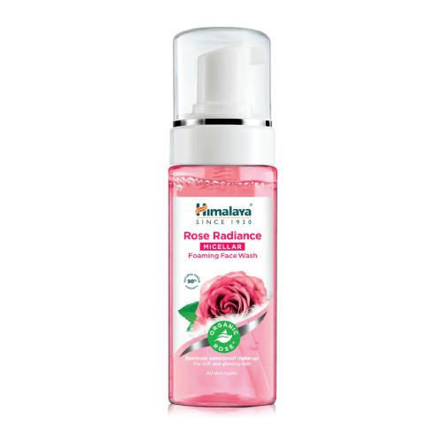 HIMALAYA Micelarna Pianka do mycia twarzy rozświetlająca z Różą Organiczną, 150ml - !!! WYSYŁKA W 24H !!!