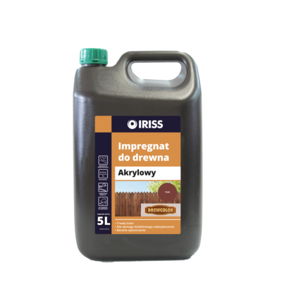 Impregnat akrylowy do drewna 5 l teak