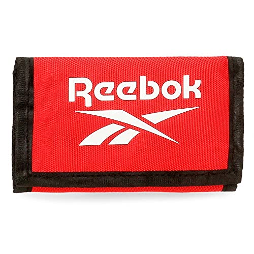 Reebok Boston Portfel Portmonetka, Portfel, Czerwony, Cartera con Monedero, Portfolio z portfelem