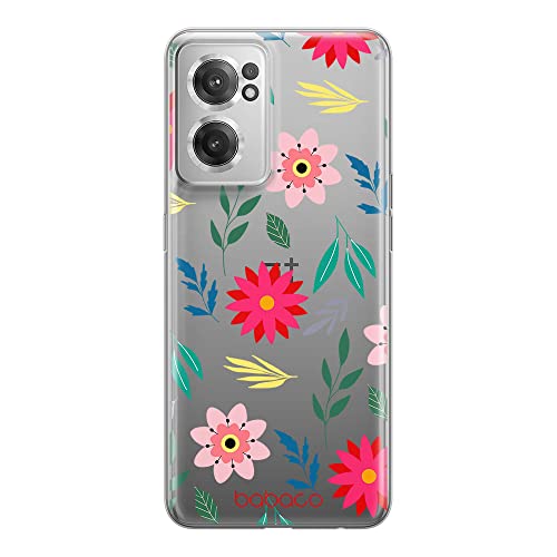 ERT GROUP etui na telefon Oneplus NORD CE 2, case oryginalny i oficjalnie licencjonowany przez Babaco, wzór Flowers 010, optymalnie dopasowane, plecki z TPU częściowo przeźroczyste