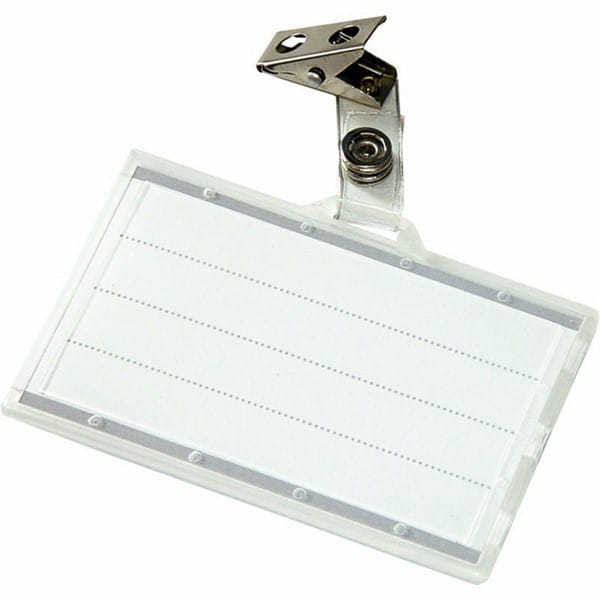 Identyfikator DONAU holder z klipsem /8346001PL00/