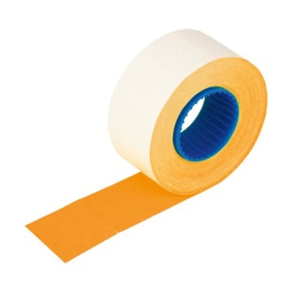 Taśma do metkownic KW TRADE  2-rzędowa prosta pomarańczowa /150-1085/