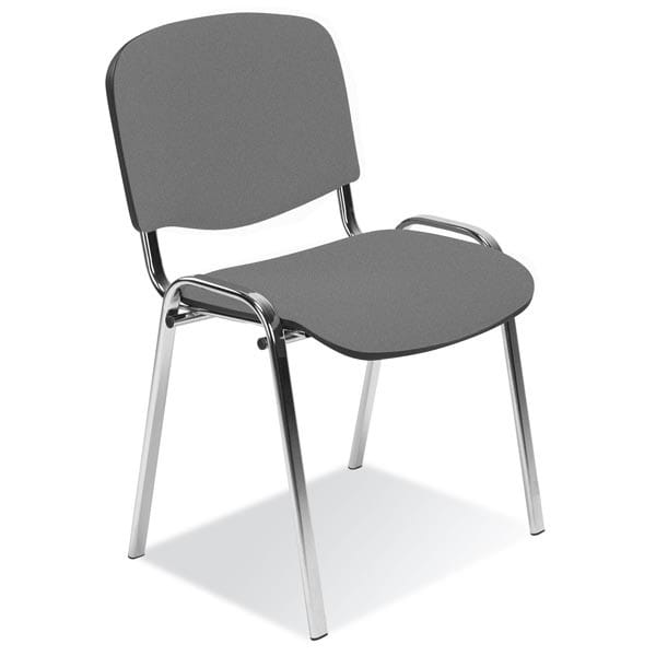 Krzesło Iso Chrom czarne-szare c-73 !problem u dostawcy z dostępnością tapicerki C!