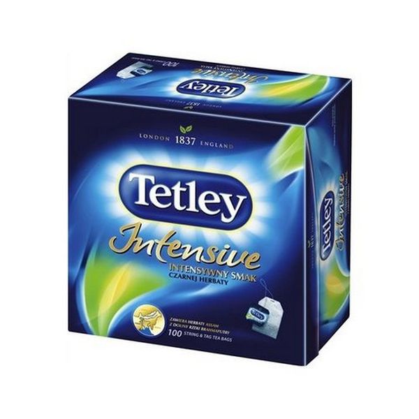 Herbata czarna ekspresowa TETLEY INTENSIVE 100szt.