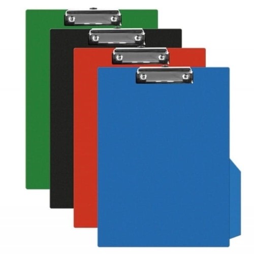 Deska z klipem A4 pojedyncza Q-CONNECT PVC czarna /KF01296/