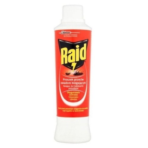 Preparat na owady biegające (mrówki, karaluchy, rybiki) RAID proszek 250g 1szt.