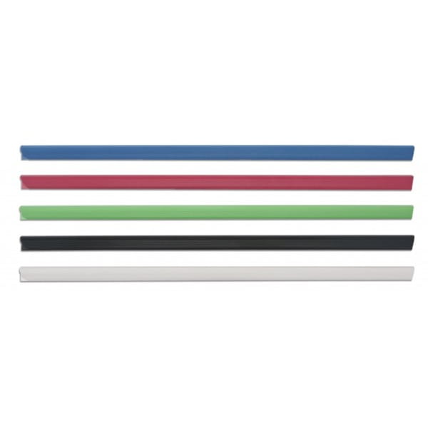 Listwa wsuwana A4 15mm do 150 kartek TAURUS czarna 50szt. /LW15/