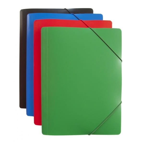 Teczka z gumką PP A4 TAURUS niebieska /T0905/